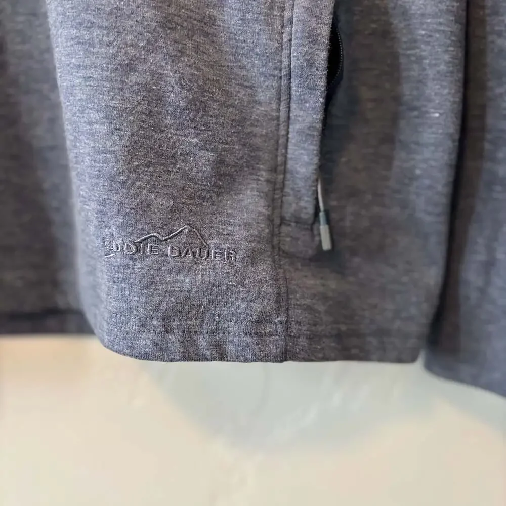 Eddie Bauer Men's Mixed Media 1/4 Zip Pullover